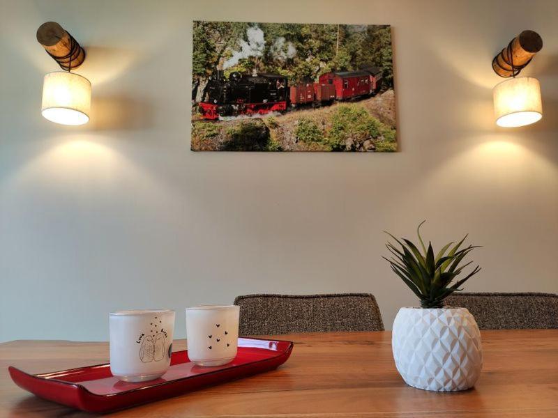Ferienhaus Blaue Blume Mit 11 Kw Ladestation, Kamin, Terrasse, Eingezaeuntem Garten, Sauna, Wlan, Netflix, 2 Hunde Willkommen! Гюнтерсберге Экстерьер фото